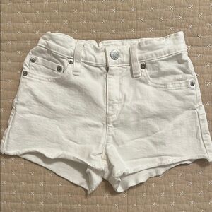 Crewcuts Girls White Denim Shorts